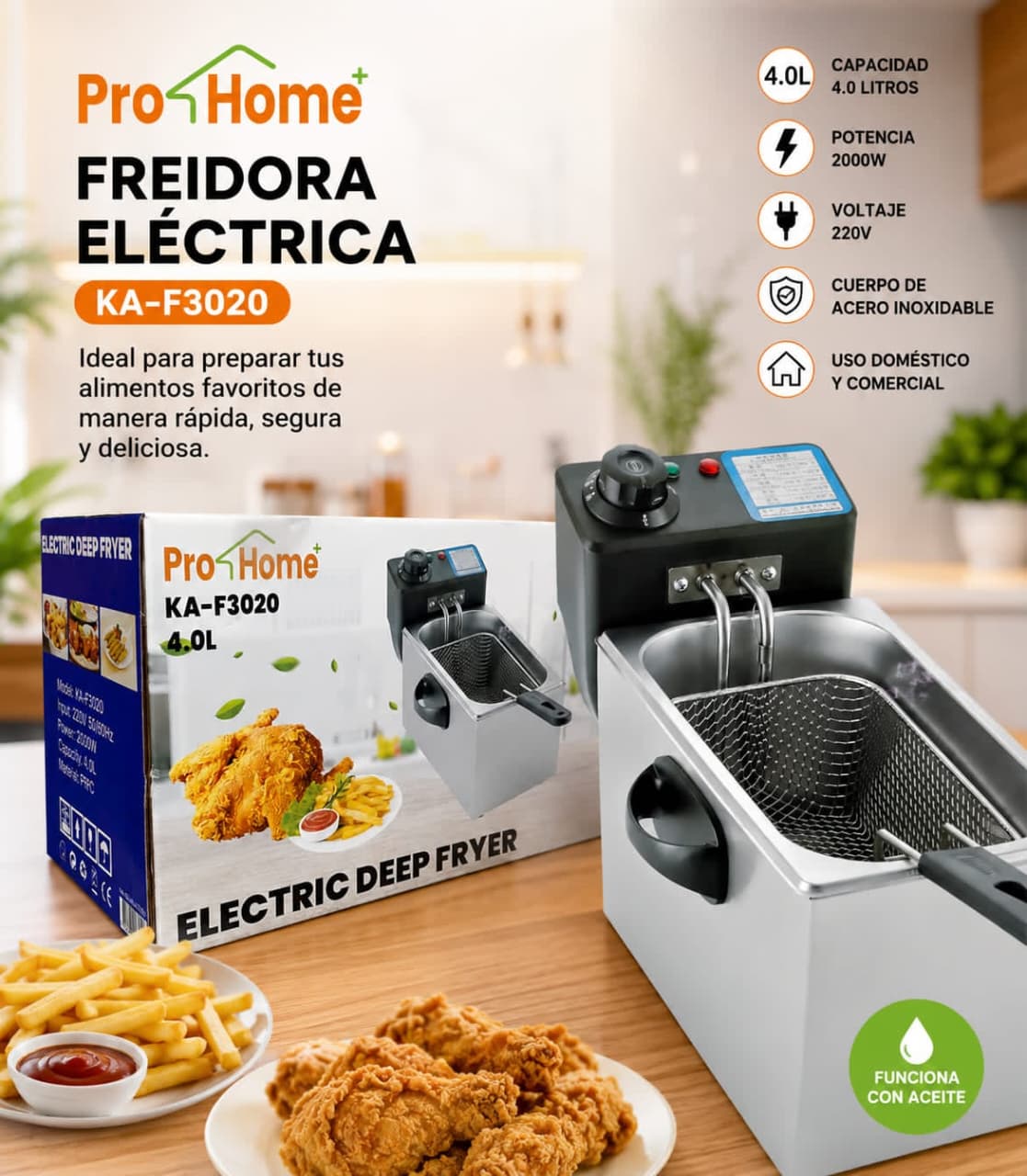 Freidora Electrica