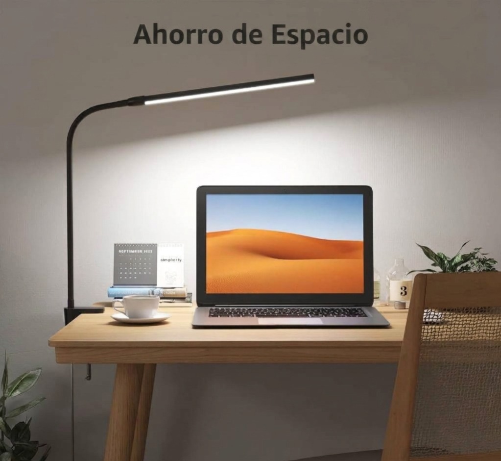 LAMPARA DE ESCRITORIO LED CON PINZA