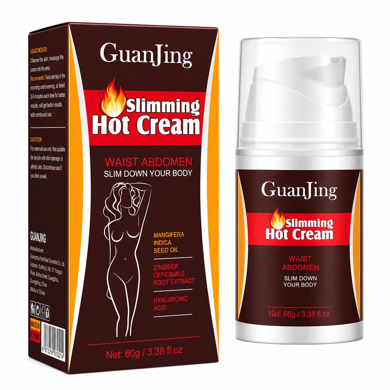 Crema Adelgazante Termo activa GuanJing