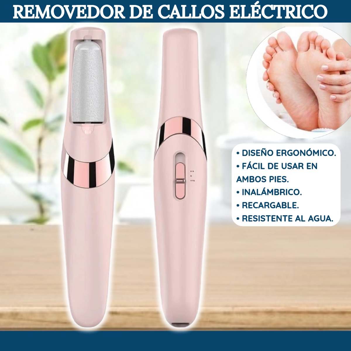Removedor Quita Saca Callos Portatil