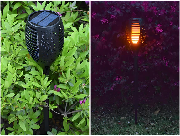 Estaca Tribal Efecto Fuego Solar 58 Cm