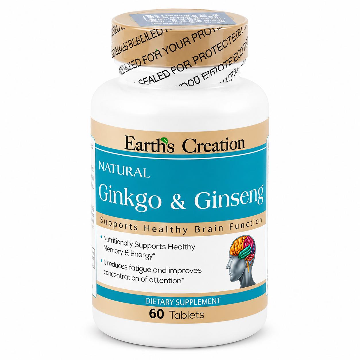 Earth's creation ginkgo & ginseng