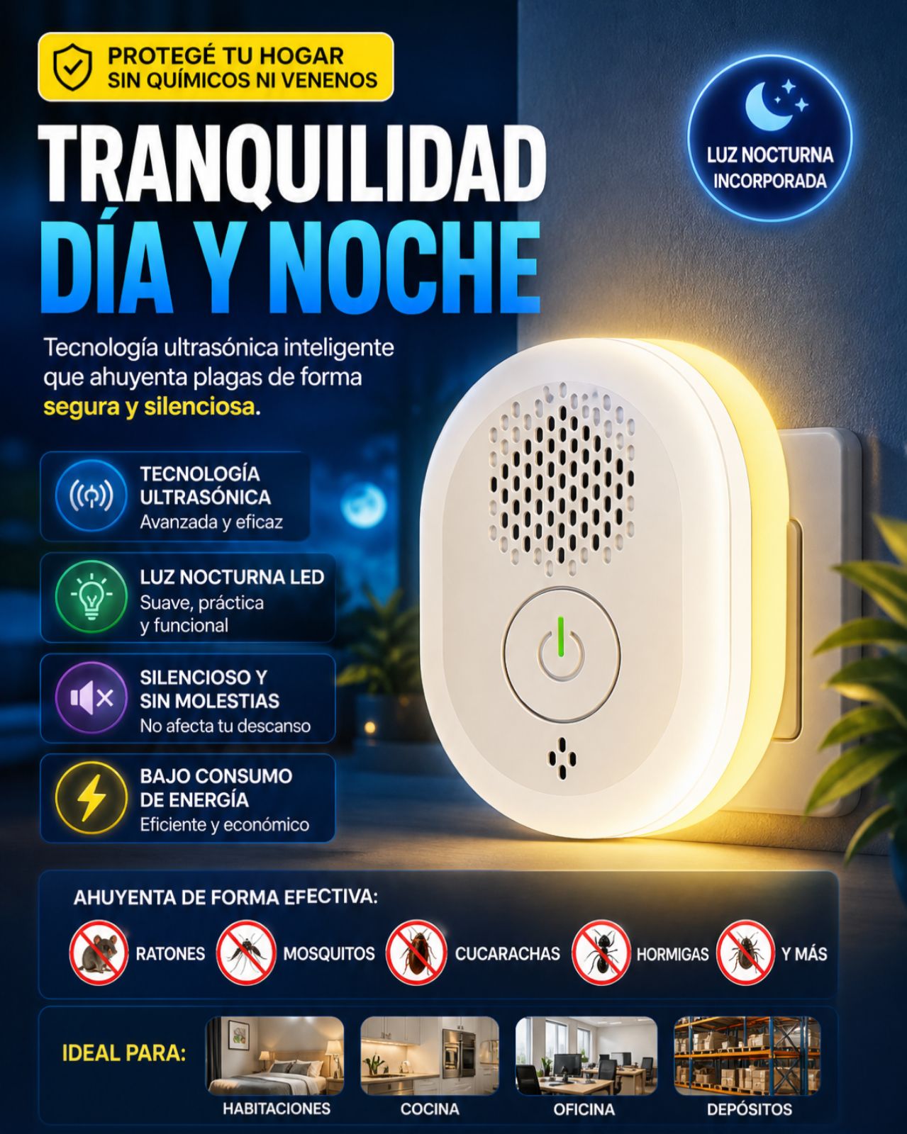 REPELENTE ULTRAS&Oacute;NICO INTELIGENTE!